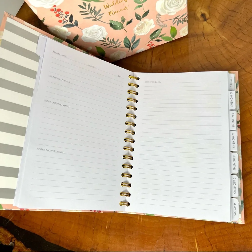 Caledonia Design Co. Store Wedding Planner Book and Organizer with Gift Box
